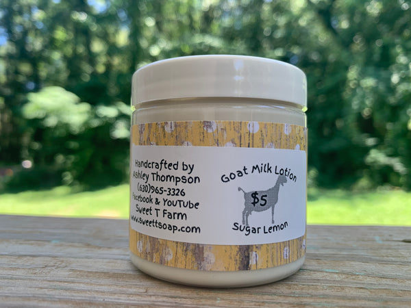 Goat Milk Lotion 4oz jars