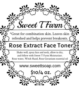 Rose Extract Face Toner